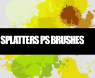 Painted Splatter Brushes