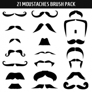Moustaches brush pack