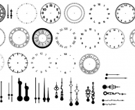 Clock kit brushes