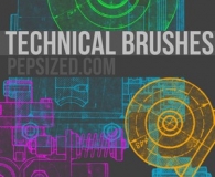 Free technical Ps brushes