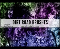 Dirt Road Brushes for Photoshop