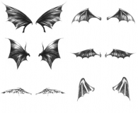 bat's wings brushes