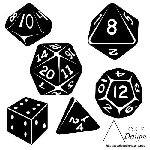 Free photshop dice shapes