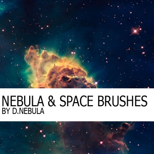 High Resolution Nebula Brushes Set