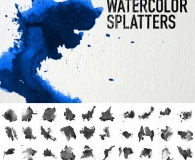 WaterColor Splatters