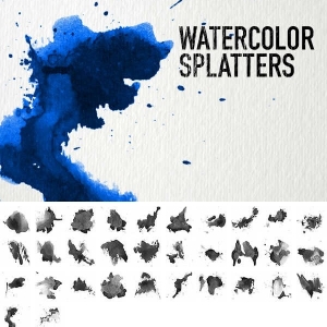 WaterColor Splatters