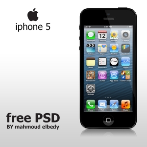 Free PSD of Iphone 5