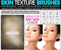 Skin Texture Photoshop Brushes