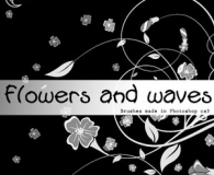 Flowers and waves