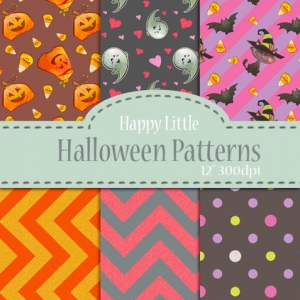 Joyful lovely halloween pattern