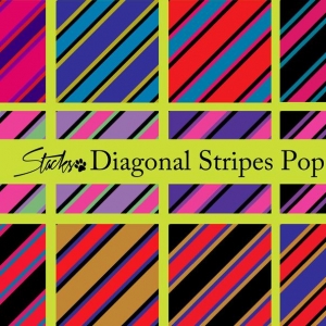 Diagonal streaks pop pattern