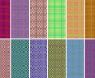 Optical colored squares patterns