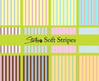 Soft striped pattern