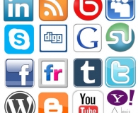 Social networking logos
