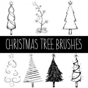 Christmas tree brushes