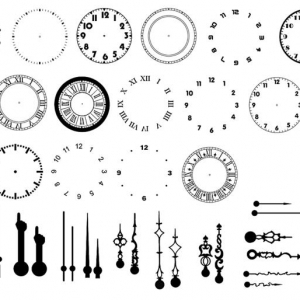 Clock kit brushes