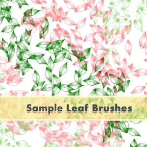 Sample leaf brushes
