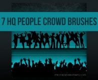 7 HQ People Crowd brushes
