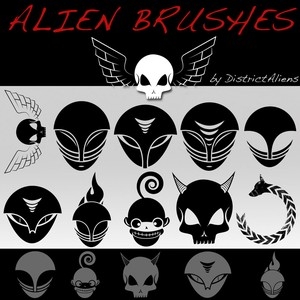 Aliens brushes