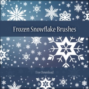 fanciful snowflakes brushes