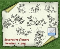 Adorning Flower Brushes