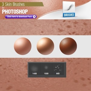 Skin Color Brushes for Photoshop 
