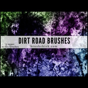 Dirt Road Brushes for Photoshop