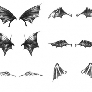 bat's wings brushes