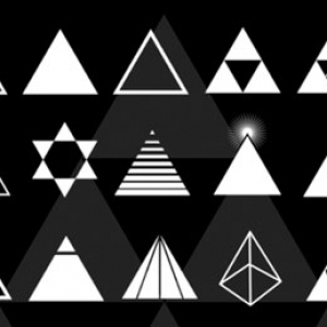 triangular abstract signs