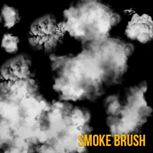 Set of Smoke brush
