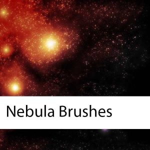 Nebula and stars brushes