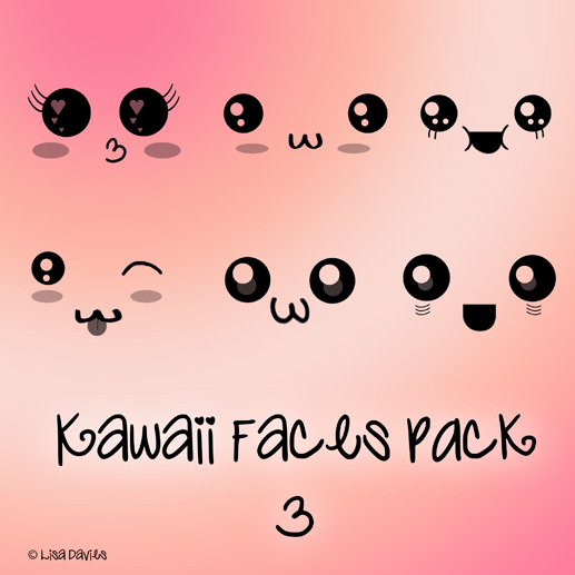 Kawaii Faces Brushes