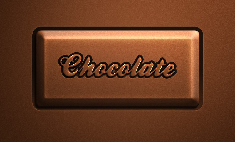 Chocolate Text Style Effect