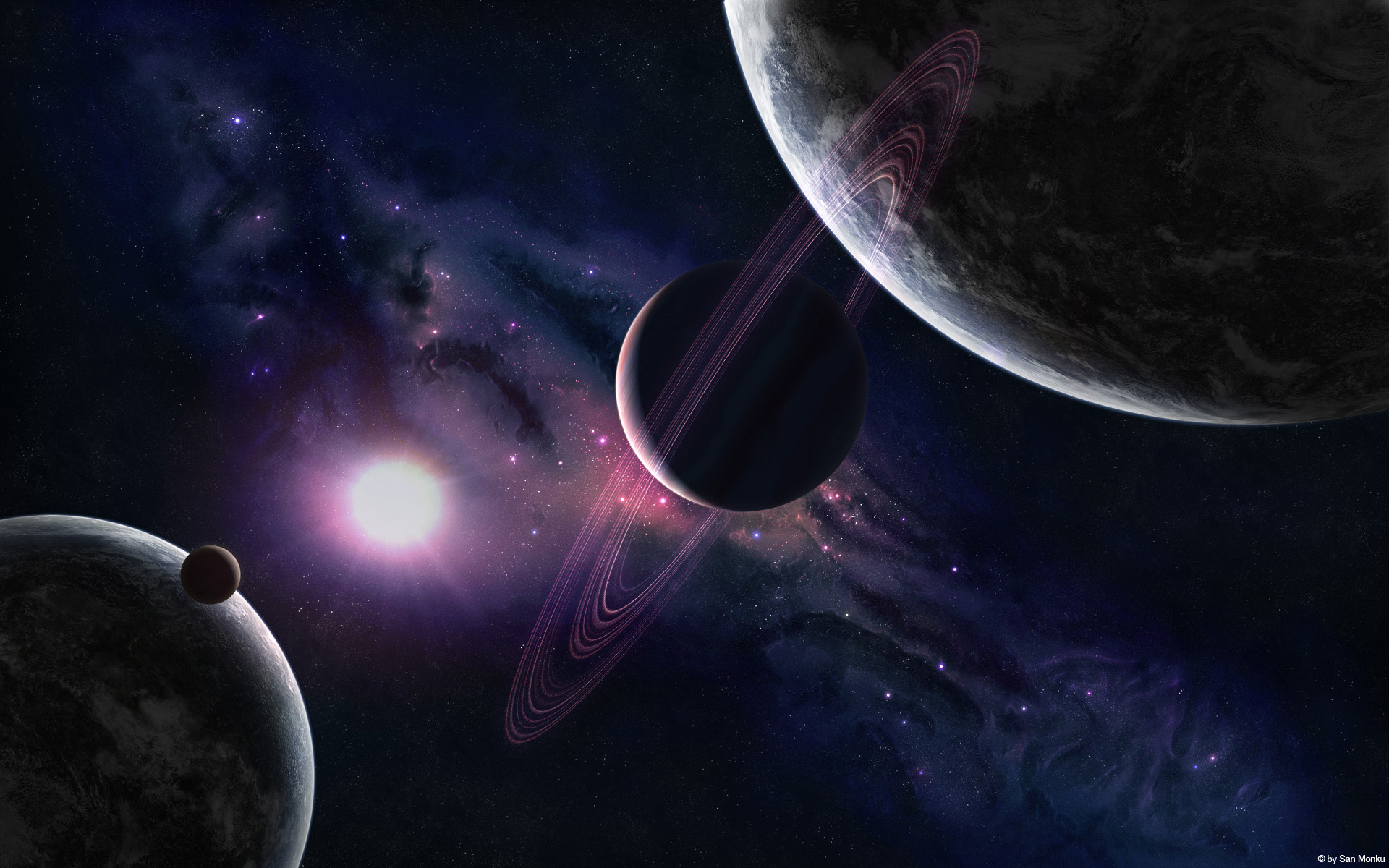 Planets Photoshop Brushes