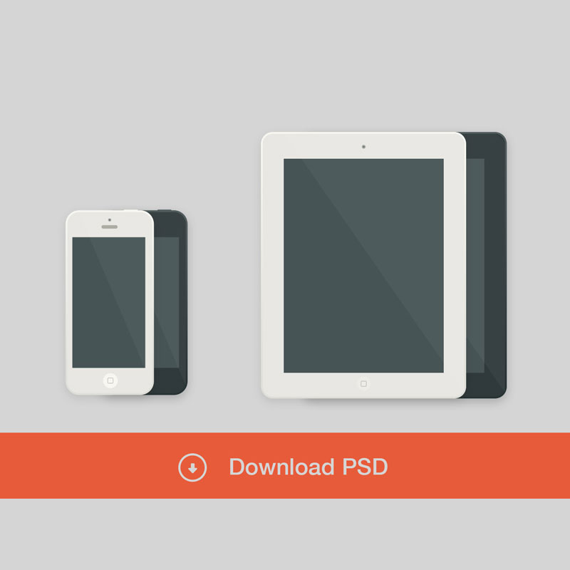 Iphone And Ipad Free PSD