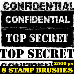 Confidential Stamp Ps Brushes
