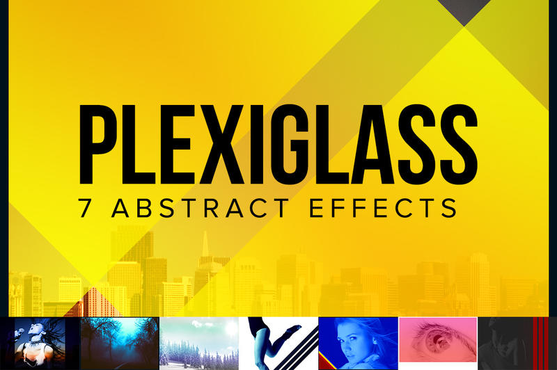 Plexiglass Photoshop Actions