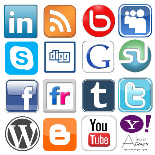 Social networking logos