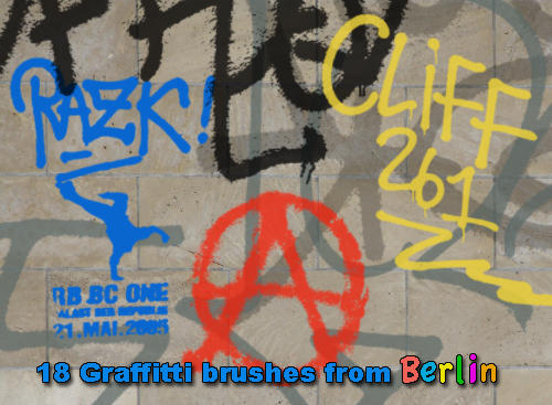 Graffiti brushes
