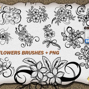 Decorative Flower Brushes